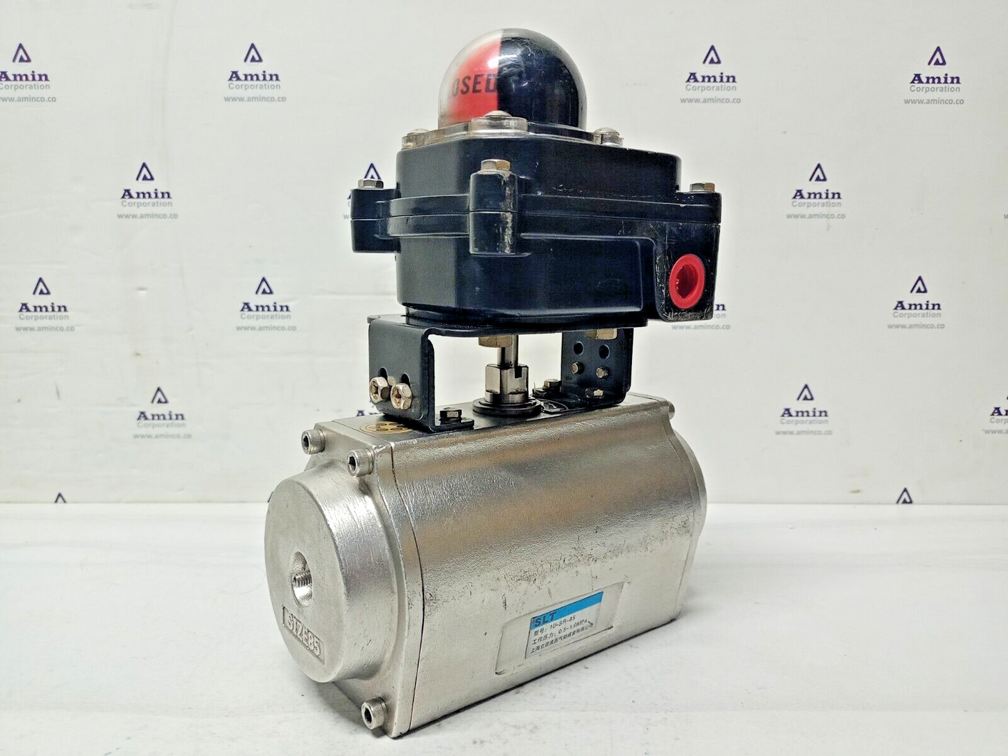 SLT 10-SR-85 Pneumatic Actuator 0.5-1Mpa with APL312N Limit Switch box - TESTED