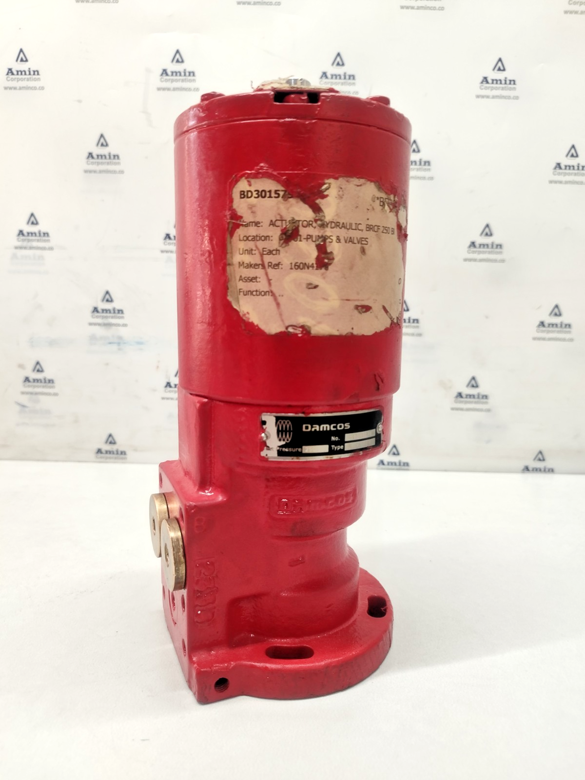 Damcos BRCF 250-B1 Hydraulic Single-Acting Balanced Rotary Actuator 160N4178 NEW