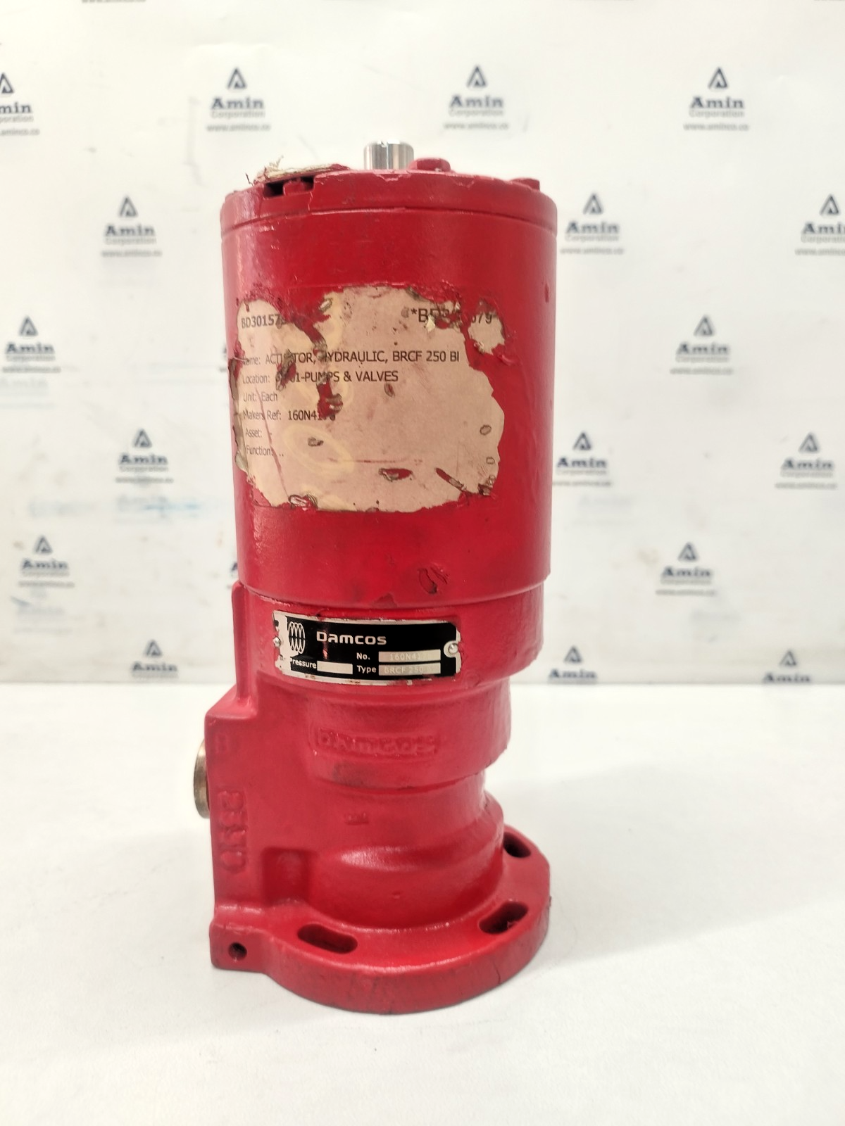 Damcos BRCF 250-B1 Hydraulic Single-Acting Balanced Rotary Actuator 160N4178 NEW