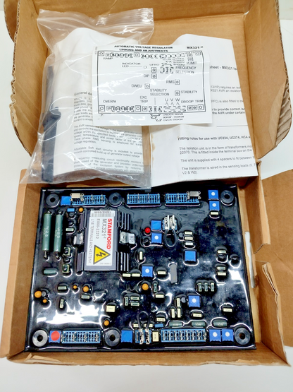 Stamford MX321-2 Automatic Voltage Regulator P/N: E000-23212/1P - NEW
