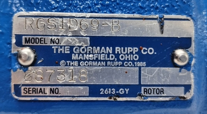 Gorman Rupp RGS1D69-B Hydraulic Internal Gear Pump - NEW