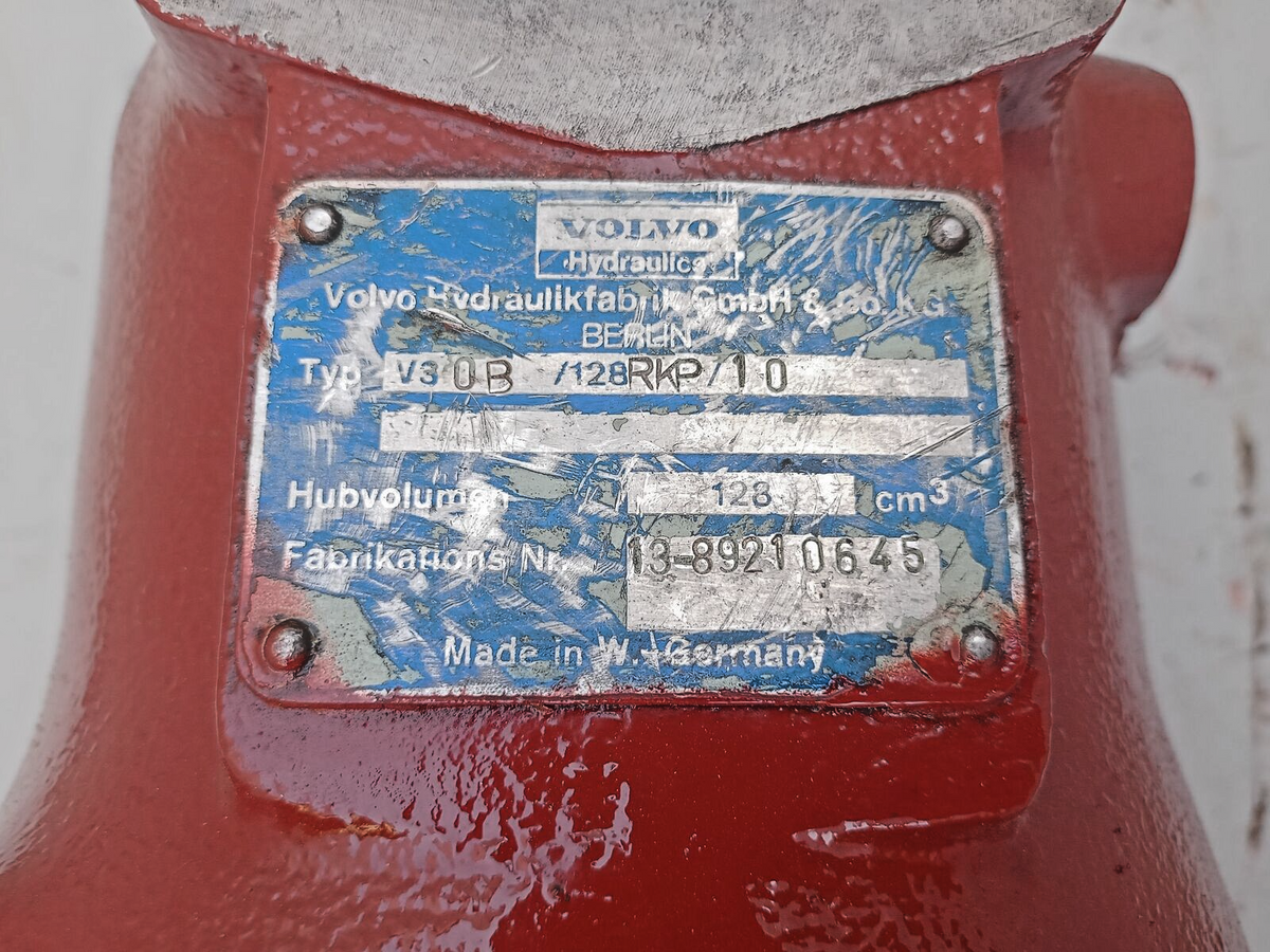 Volvo V30B/128 RKP/10 Hydraulic Piston pump