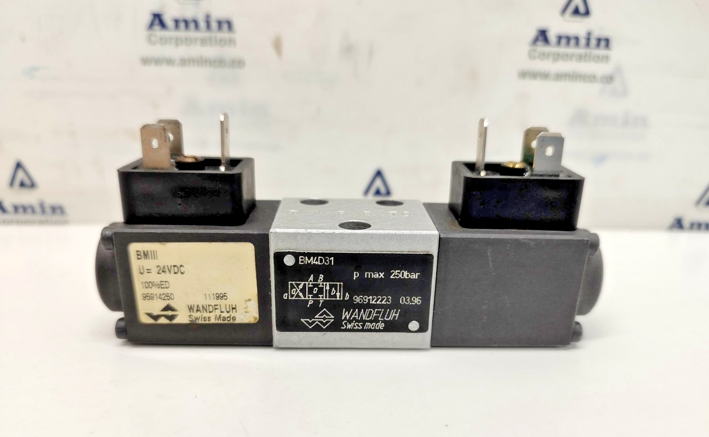 Wandfluh BM4D31 Solenoid Valve 24VDC - NEW