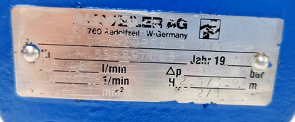 Allweiler SCGX/A20R56 Q W16 Triple Screw Pump Oil Transfer Pump #2
