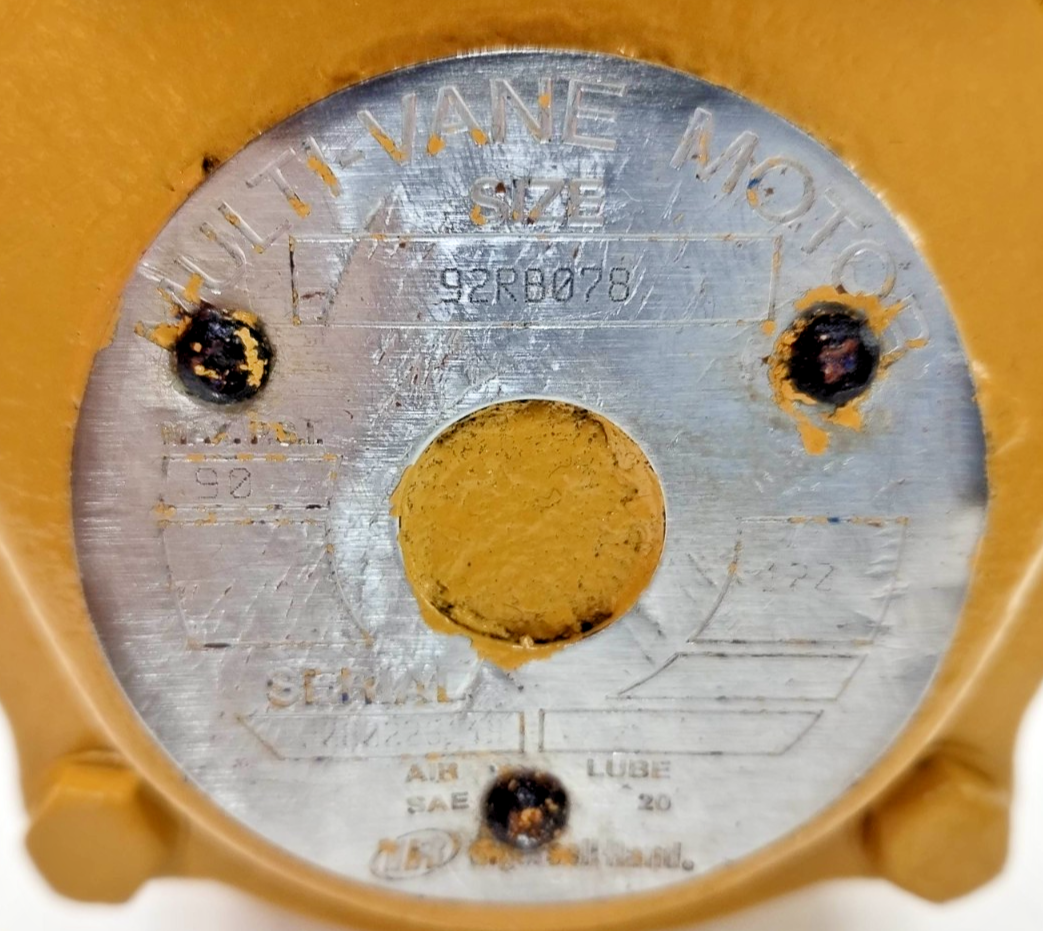 Ingersoll Rand 92RB078 Multi-vane Air motor only