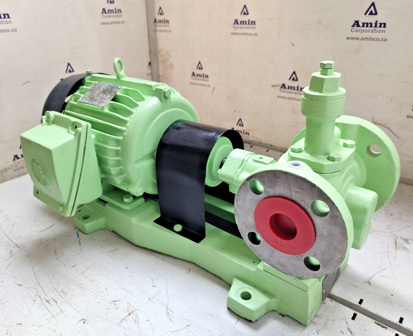 Naniwa pump ALG-32N Gear pump with 3-phase Induction motor Complete - Tested