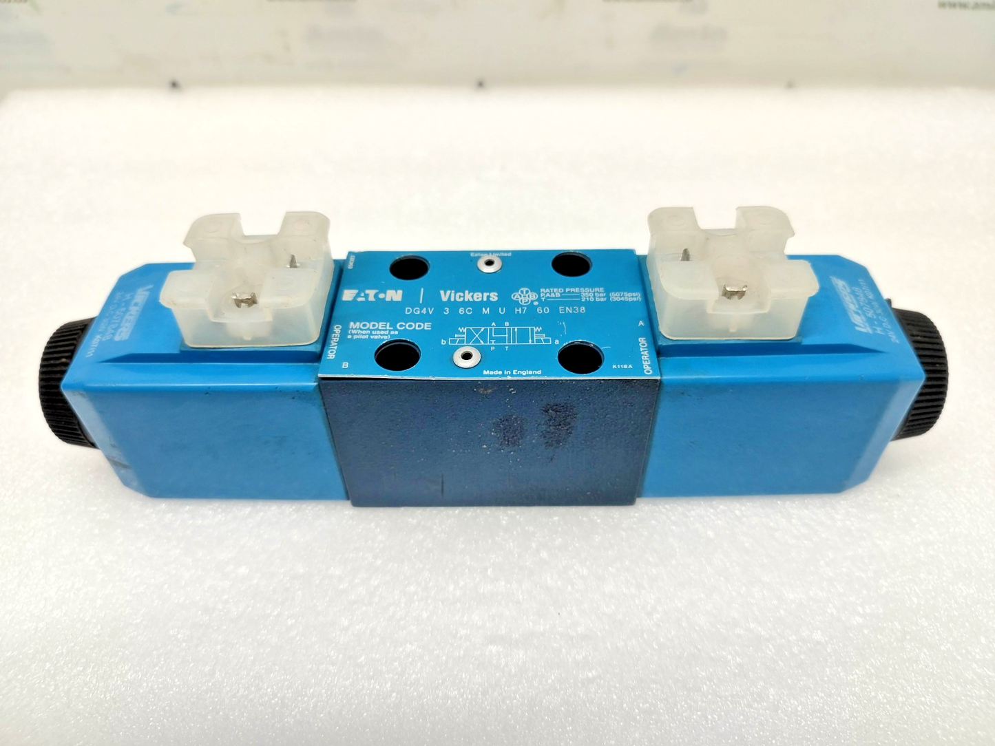 Eaton Vickers DG4V-3-6C-M-U-H7-60 EN38 Directional Control Valve - NEW
