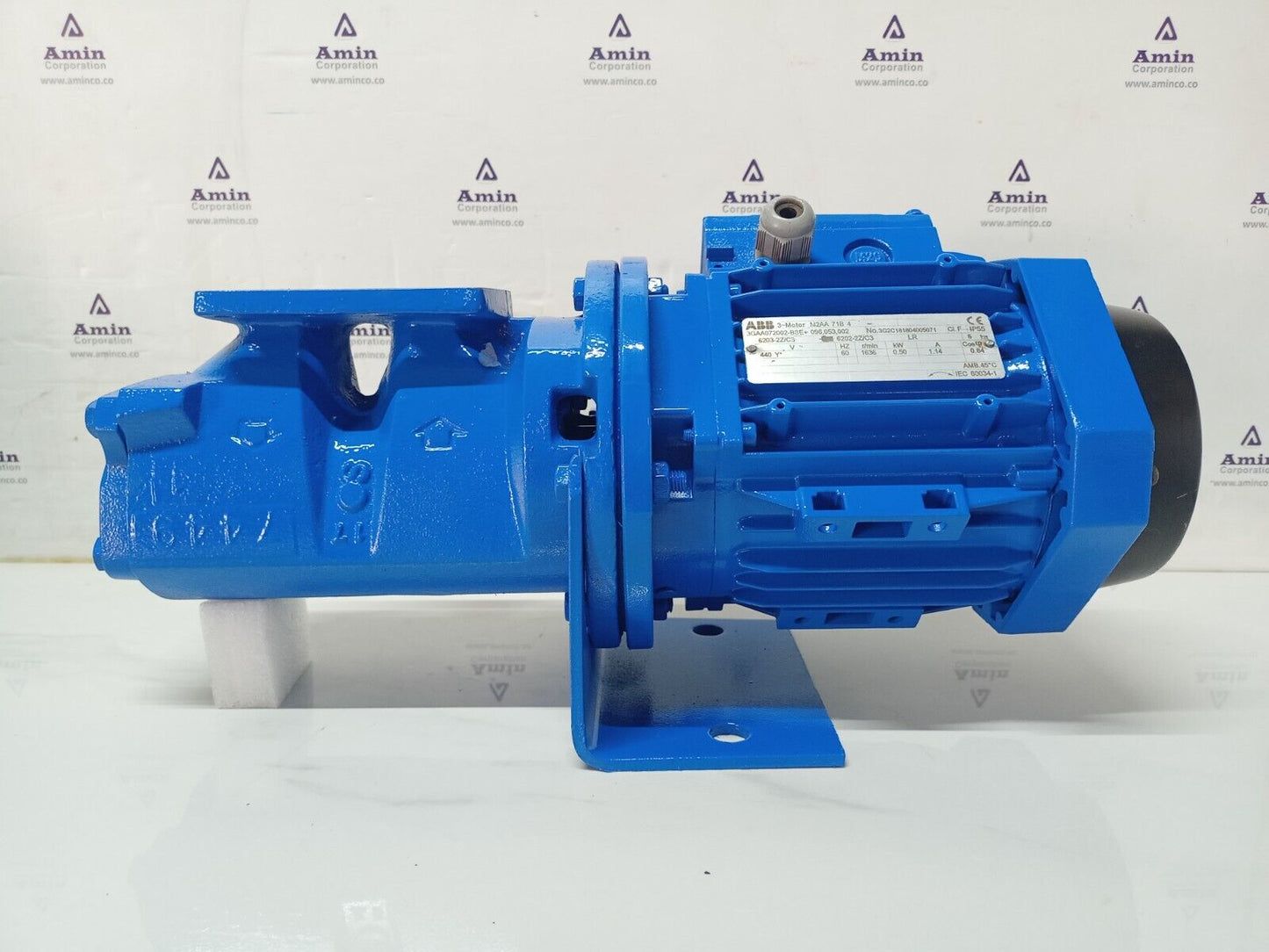 IMO ACP 025N1 NVBP Triple screw pump with electric Motor 0.5kw, 1636rpm - TESTED