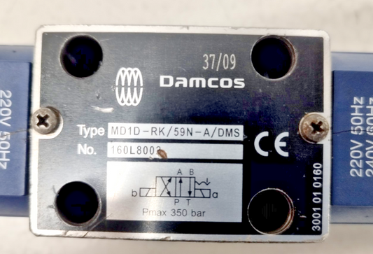Damcos MD1D-RK/59N-A/DMS Directional control valve 160L8002