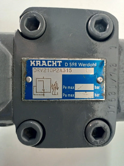 Kracht DRV210P2A315 Control valve - NEW