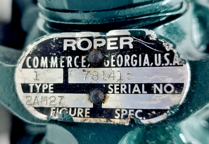 Roper pump 2AM27 A-seires Hydraulic gear pump - Refurbished & Tested