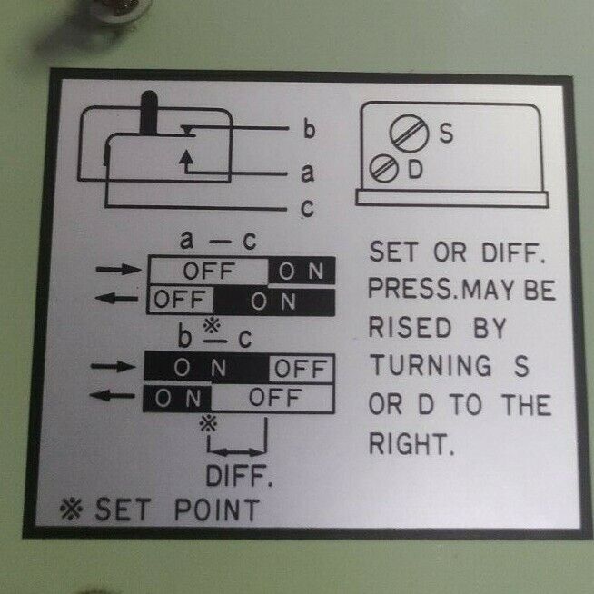 Woojin Instrument WCB11 Pressure switch