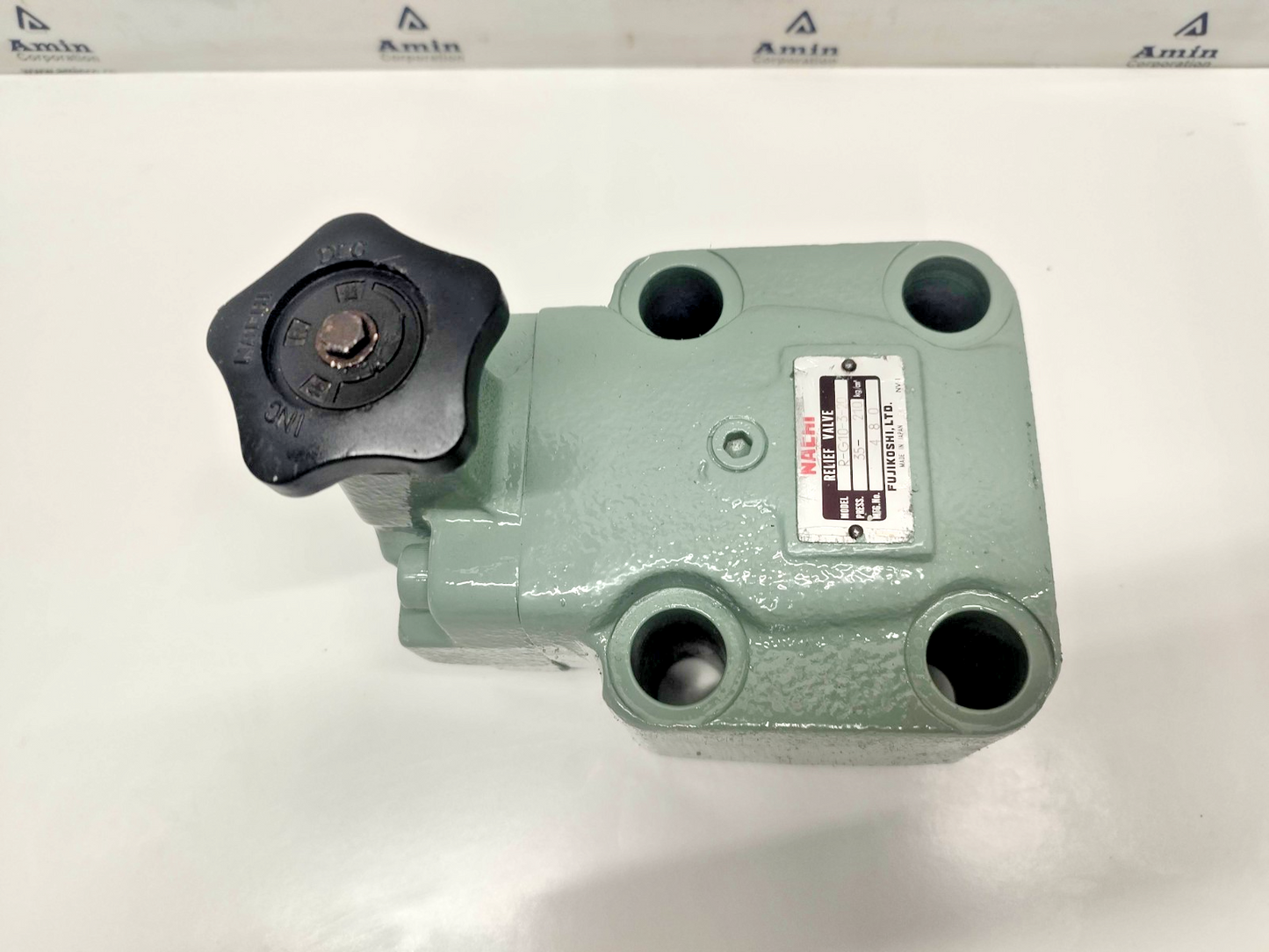 Nachi Fujikoshi R-G10-3-20 Pressure Relief Valve, Range: 35-210 Bar - NEW