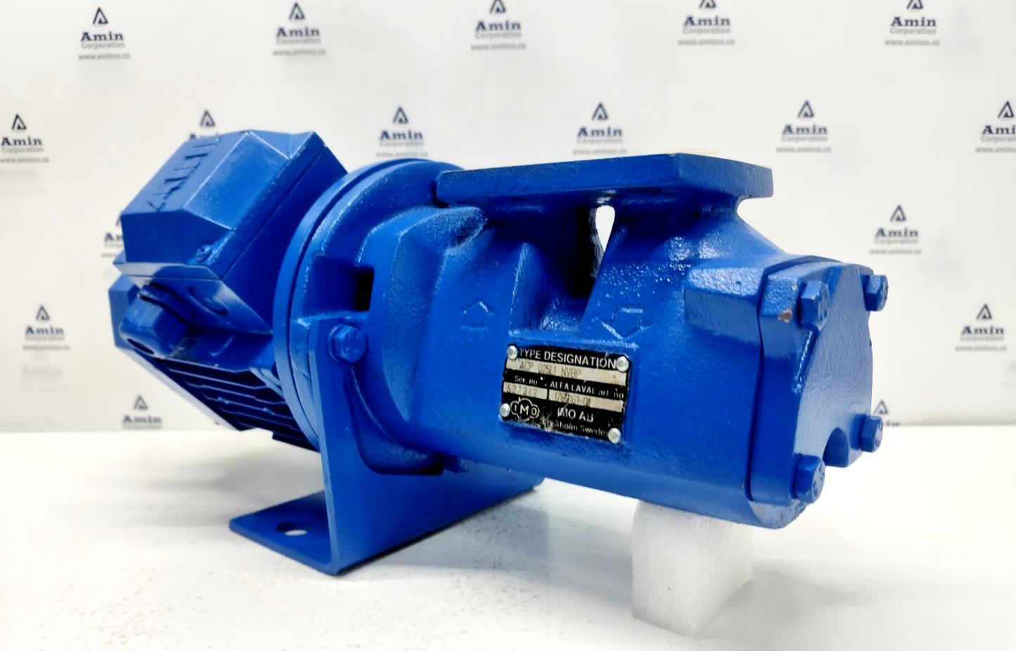 IMO ACP 025L1 NVBP Triple screw pump with Motor 0.25/0.3kW, 920-1100rpm - Tested