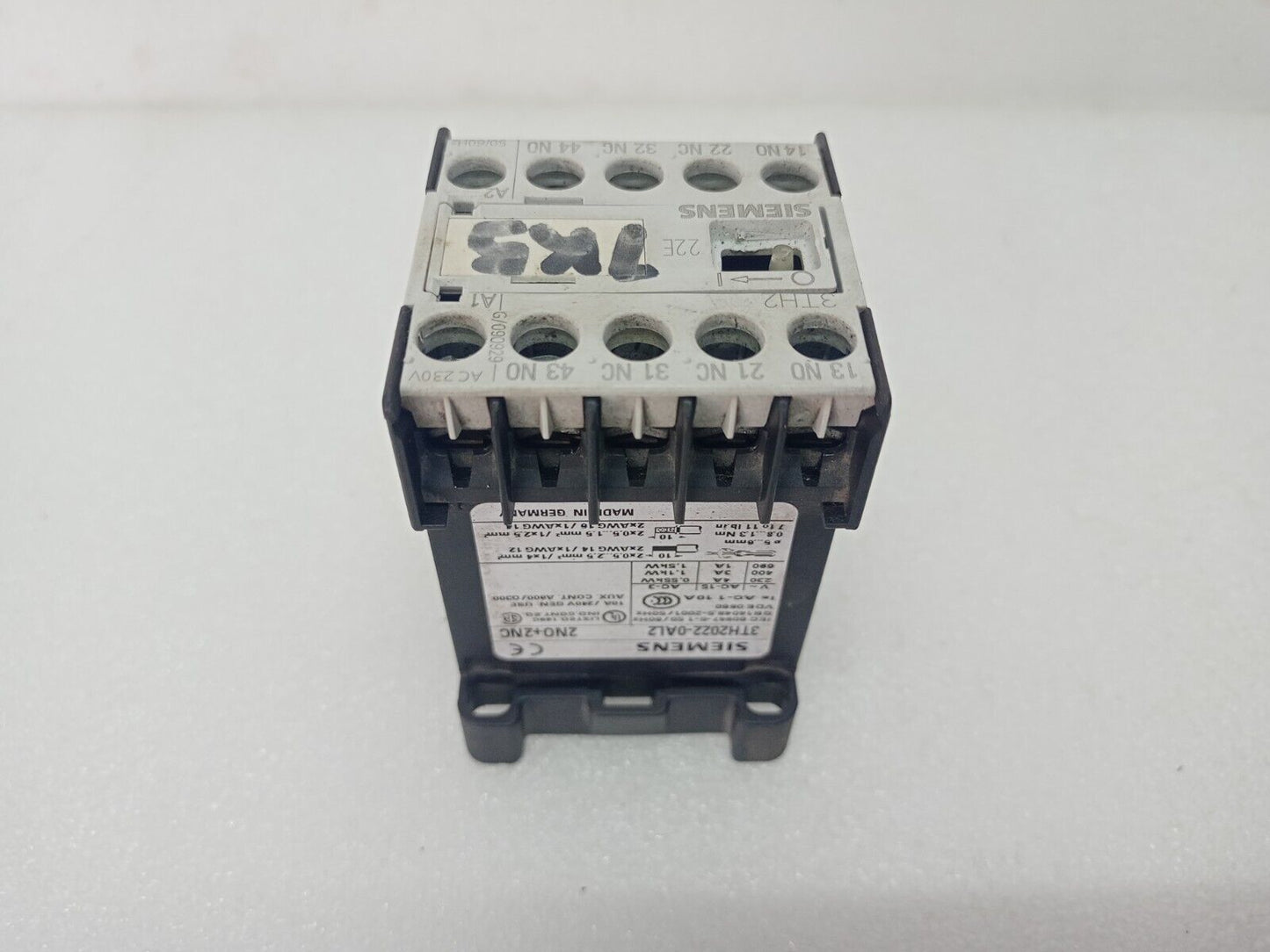 Siemens 3TH2022-0AL2 Contactor relay