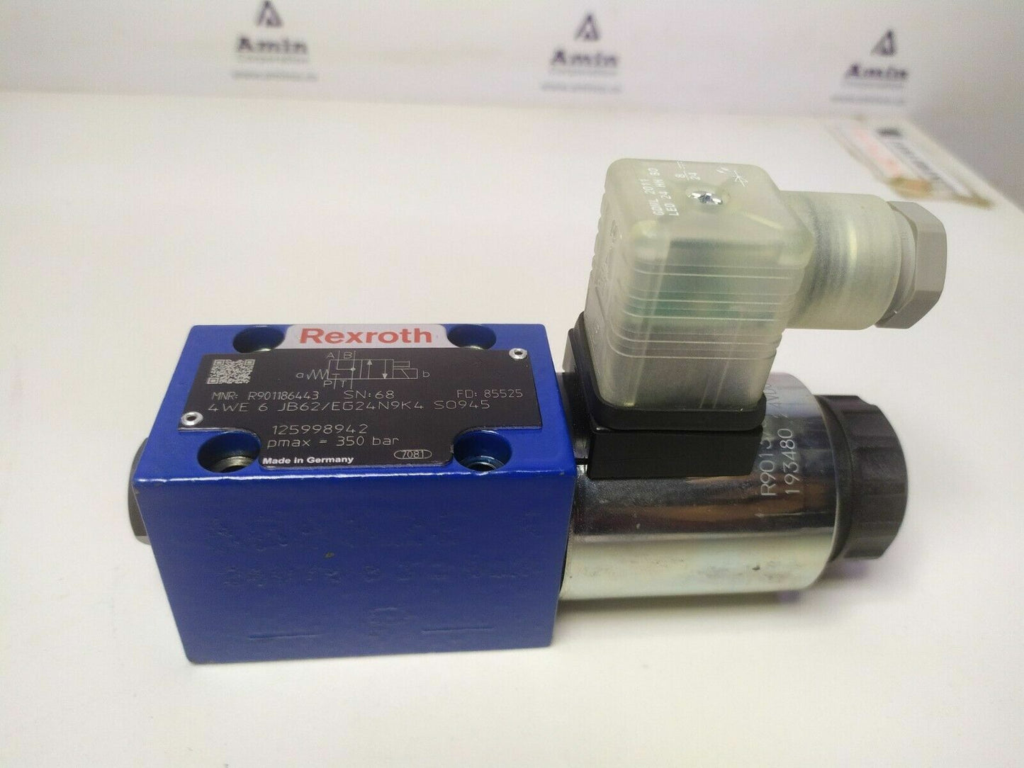 Rexroth 4WE6JB62/EG24N9K4 S0945 Directional Spool valve MNR: R901186443 - NEW