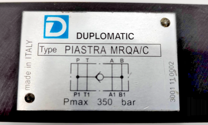 Duplomatic PIASTRA MRQA/C Unloading valve - NEW