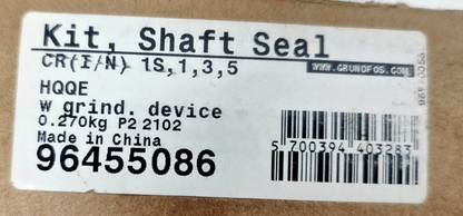 Grundfos 96455086 Kit Shaft Seal CR/I/N 1S/1/3/5 HQQE  - NEW