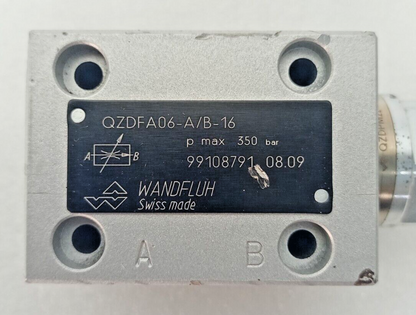 Wandfluh QZDFA06-A/B-16 3-way Flow control valve pressure: 350 bar - NEW