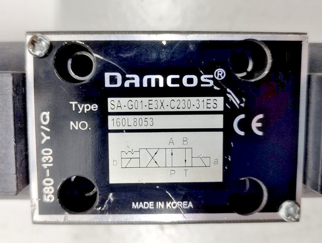 Damcos SA-G01-E3X-C230-31ES Directional control valve 160L8053 - NEW #3