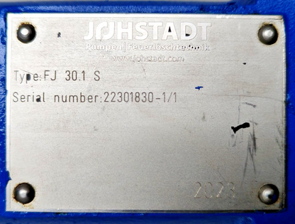 Johstadt FJ 30.1 S Single screw progressive cavity pump #2