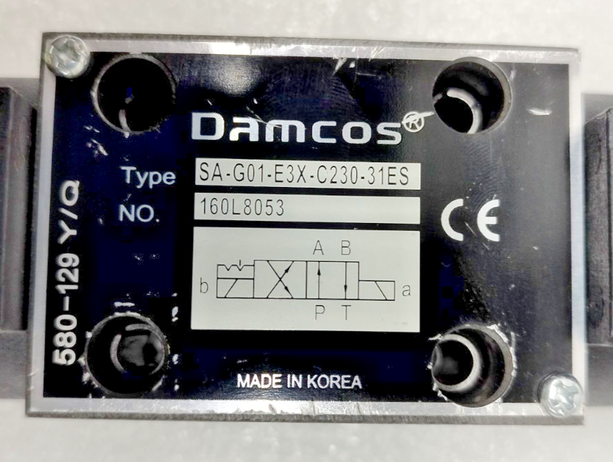Damcos SA-G01-E3X-C230-31ES Directional control valve 160L8053 - NEW #3