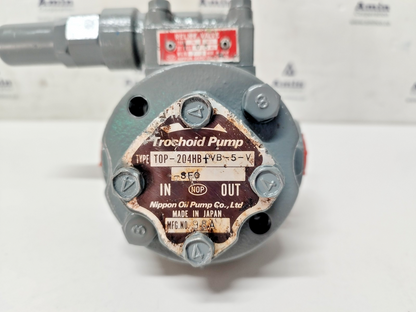 Nippon Oil Pump TOP-204HBFVB-5-V Trochoid Pump