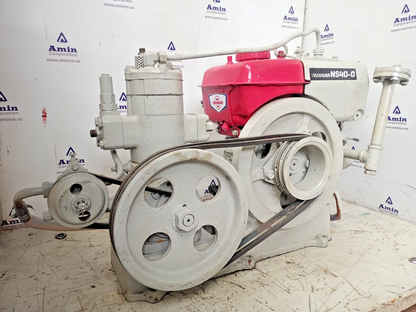 Yanmar Diesel Engine NS40-G with Emergency Air compressor - Tested