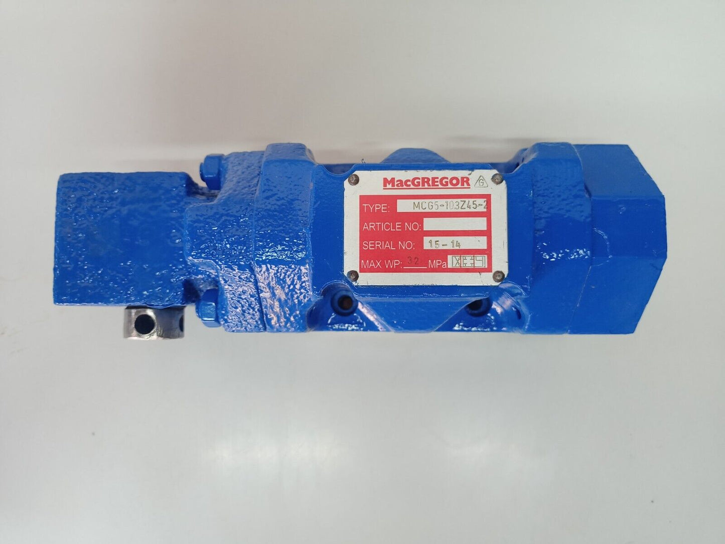 MacGREGOR MCG5-103Z45-2 Directional control valve