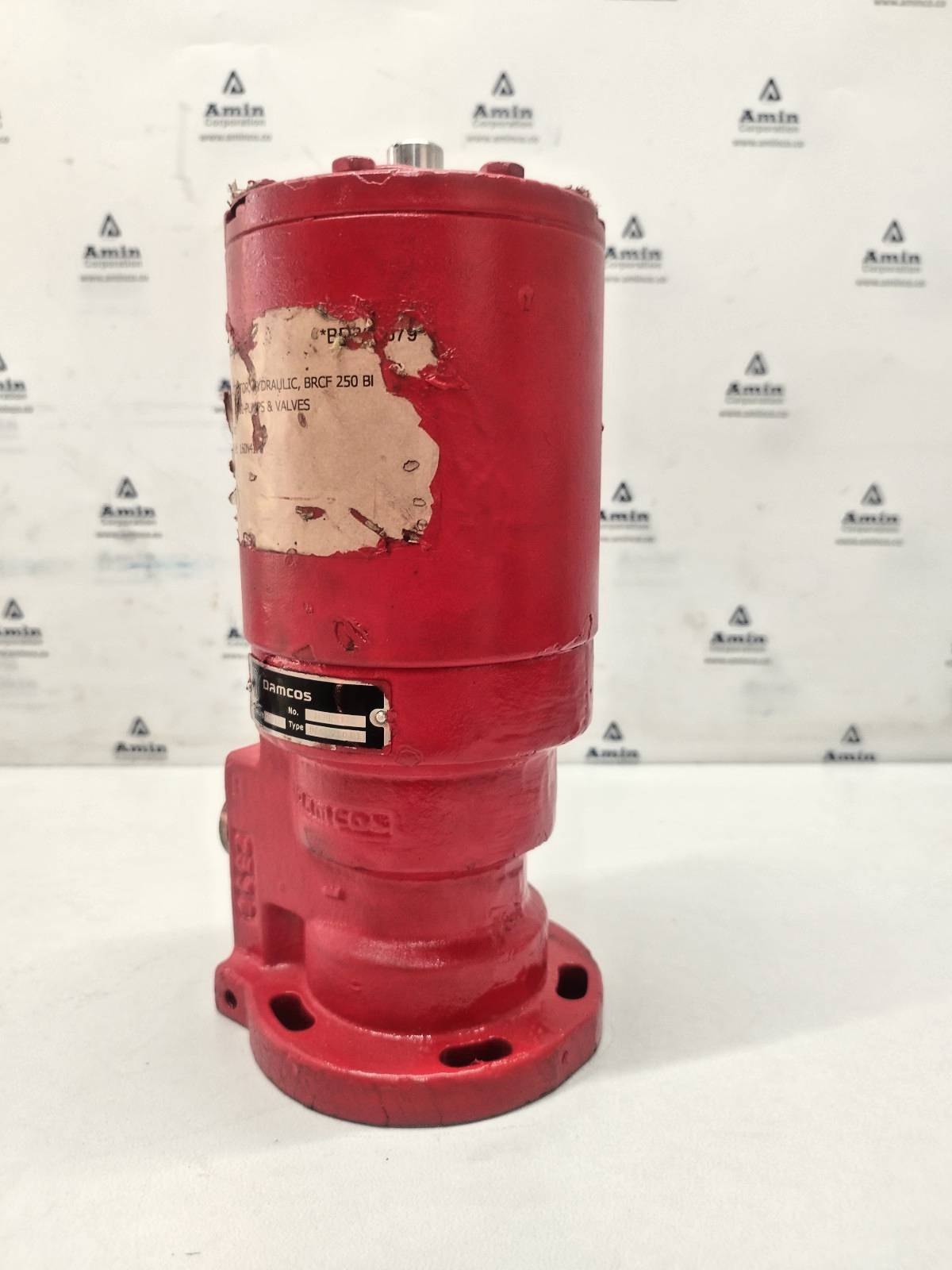 Damcos BRCF 250-B1 Hydraulic Single-Acting Balanced Rotary Actuator 160N4178 NEW