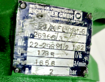 Rickmeier R25/20 FL-DBI-G Hydraulic Gear Pump