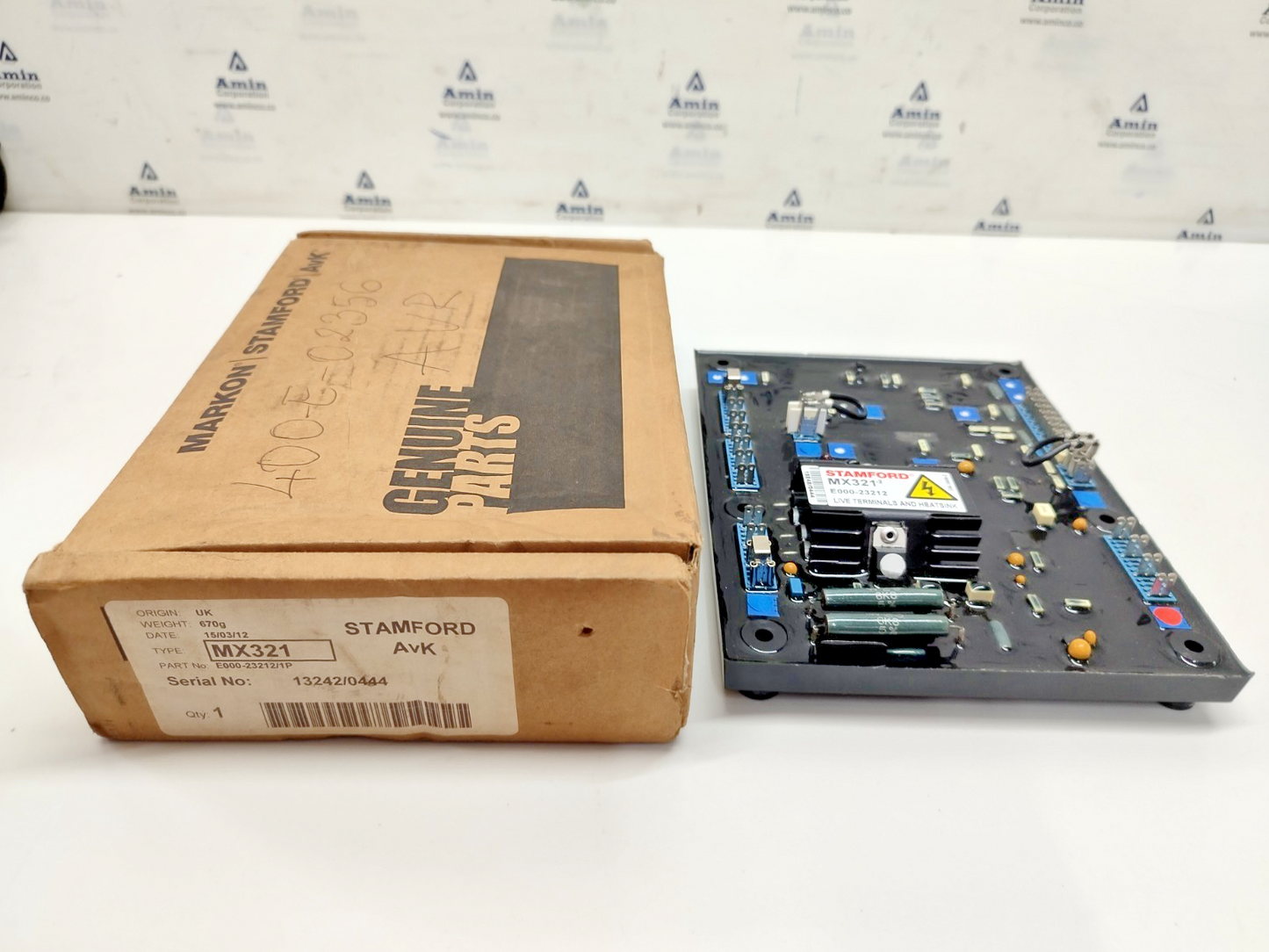 Stamford MX321-2 Automatic Voltage Regulator P/N: E000-23212/1P - NEW