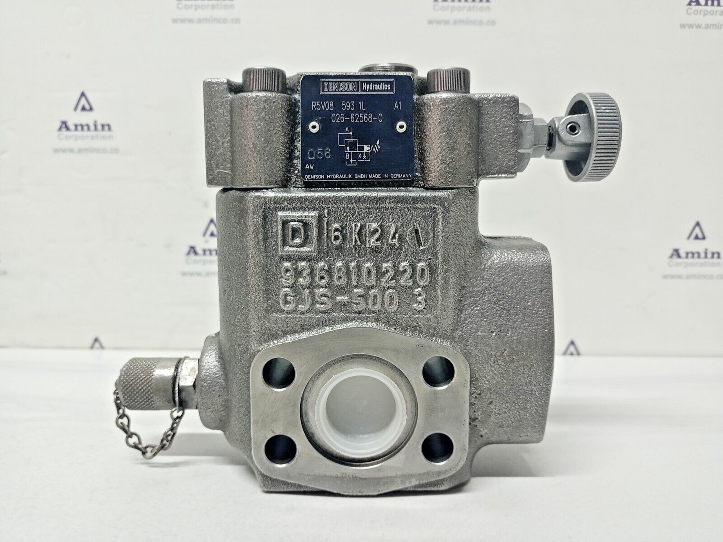 Denison Hydraulics R5V08-593-1L-A1 026-62568-0 Pressure Relief Valve - Refurbish