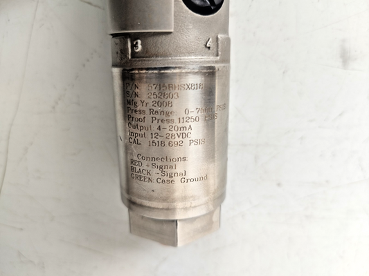 Viatran 5715BHSX818 Model 571 Pressure Transmitter 0-7500 PSIS -NEW