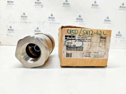 Parker SH12-62L Series 60 Stainless Steel Coupler 1-1/4 -11 1/2 NPTF NEW