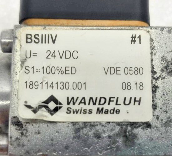 Wandfluh BS4J30-XX-S1533 Solenoid Valve 250bar max, 24VDC #2
