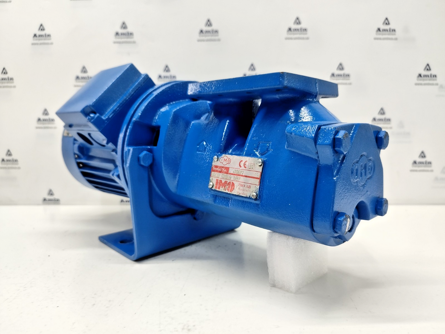 Imo ACD 025L6 IVBP Triple screw pump with 0.33kw, 1080rpm, 60hz Motor - Tested
