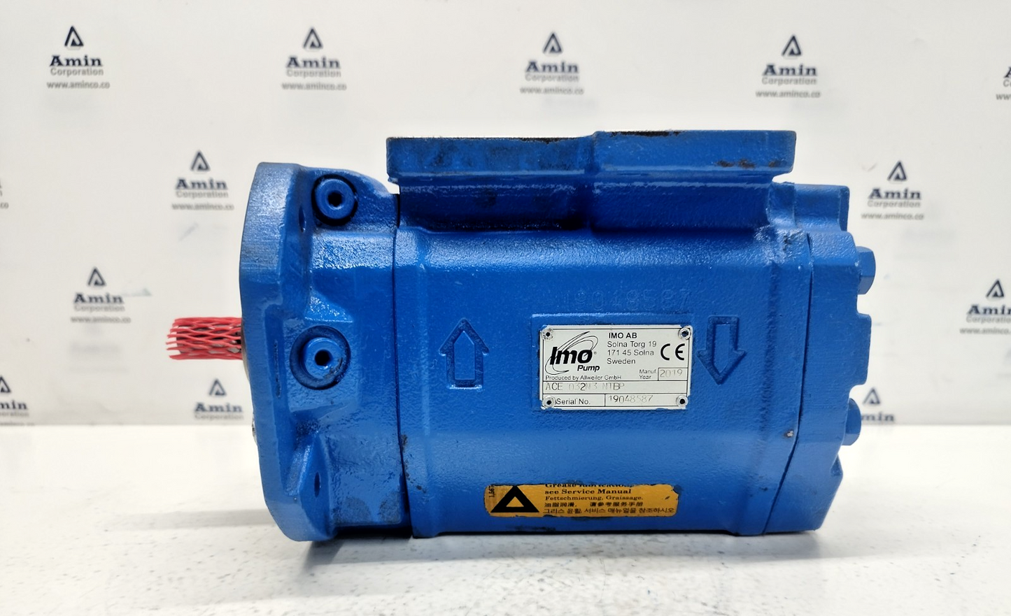 IMO Pump ACE 032N3 NTBP Triple screw Pump Mfg. 2019 - Refurbished & Tested