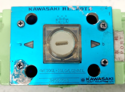 Kawasaki Rexroth 4WE10GL-10L0/LG24NDL Solenoid Valve - NEW