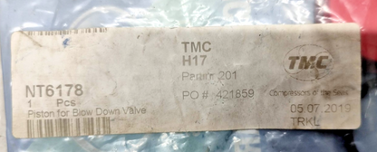 Tamrotor Marine Compressor TMC NT6178 Piston For Blow Down Valve (3pcs) - NEW
