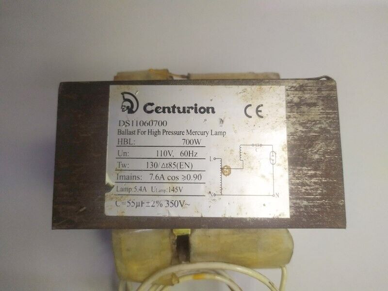 Centurion DS11060700 Ballast For High Pressure Mercury Lamp 700W, 110V 60hZ -NEW