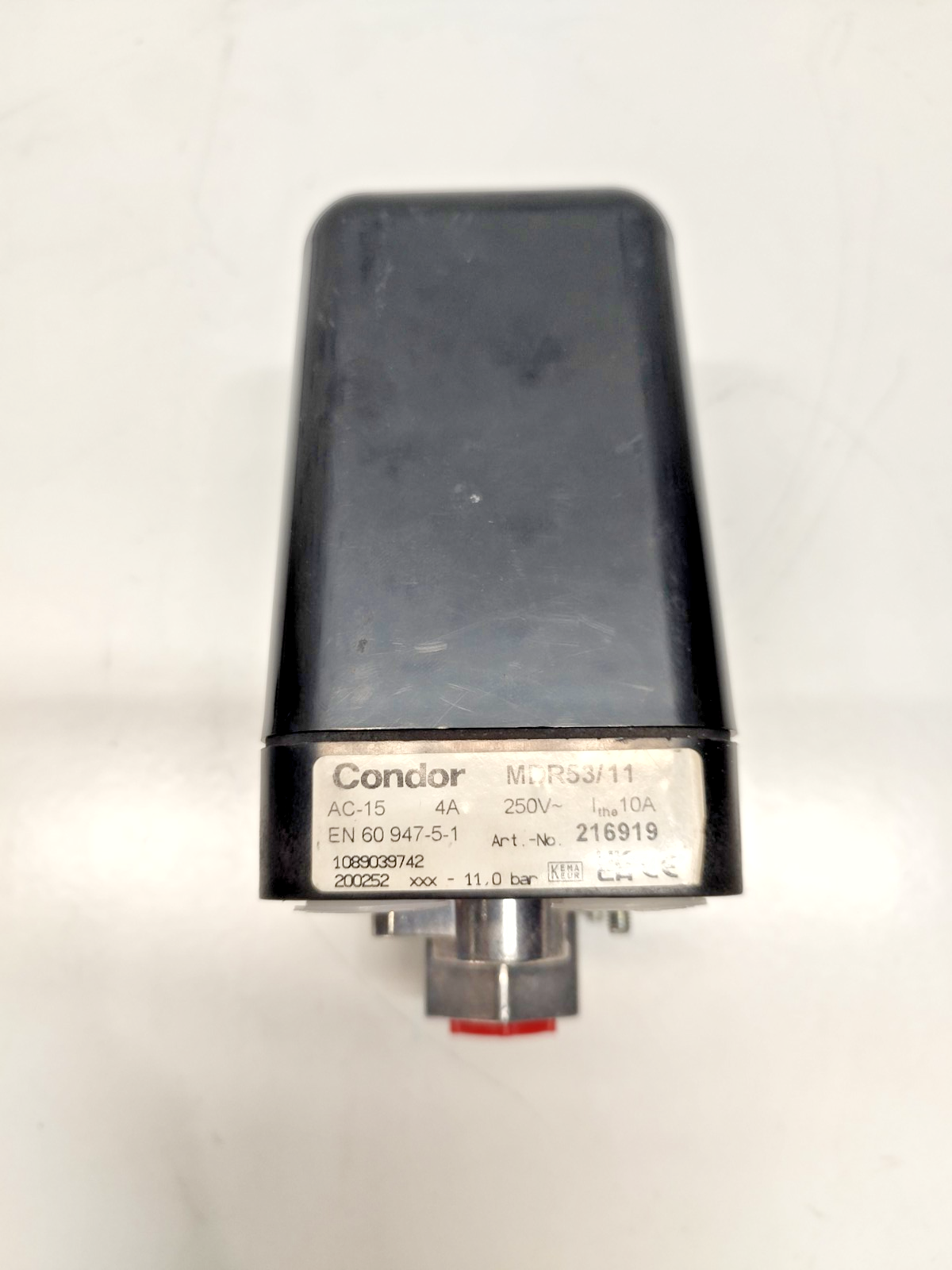 Condor MDR53/11 Pressure Switch AC-15, 4A, 250V - NEW