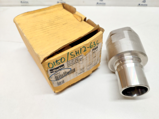 Parker SH12-63L Series 60 Stainless Steel Quick coupling 1-1/4 -11 1/2 NPTF NEW