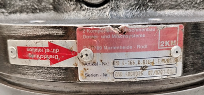 2KM ZPD 4-166.8-KIG-L-F/R/GL-SP/D Dosing pump ZAD 4000036 Gear pump