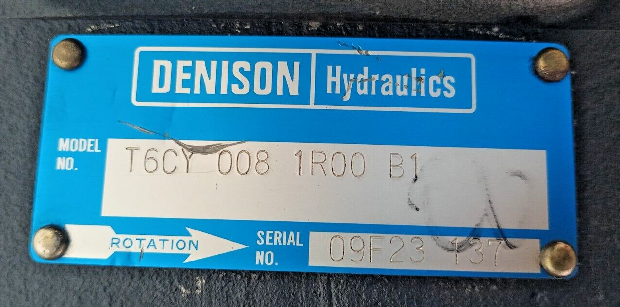 Denison Hydraulics T6CY 008 1R00 B1 Hydraulic Vane pump - NEW