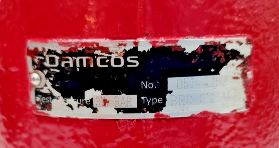 Damcos BRC 012 A1 051-4252 Hydraulic Double-Acting Rotary Actuator - Tested