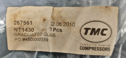 Tamrotor Marine Compressor TMC NT1430 Graduated Glass (10pcs) - NEW