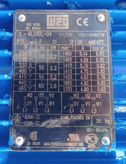 Azcue KL-30S40 Progressive cavity single screw pump - Pressure tested