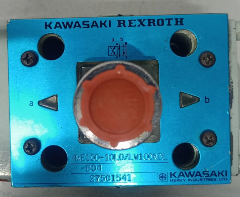 Kawasaki Rexroth 4WE10D-10L0/LW100NDL-B04 Solenoid Valve - NEW
