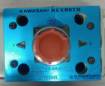 Kawasaki Rexroth 4WE10D-10L0/LW100NDL-B04 Solenoid Valve - NEW